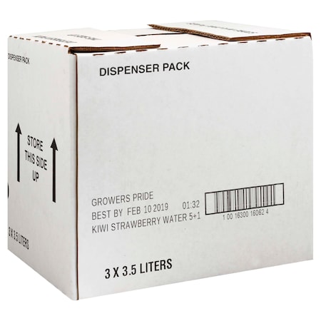 Fl Nat Growers Pride Growers' Pride Kiwi Strawberry Flavored Water 3.5 Liter, PK3 1630016062